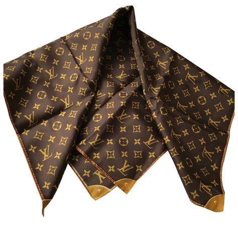 louis vuitton scarf silk